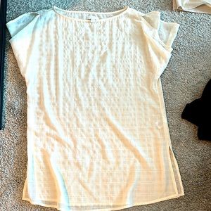 Cream shirt in small